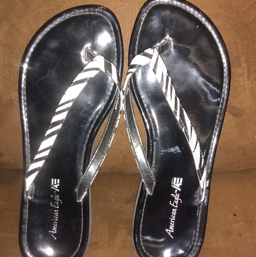 Zebra print slip ons